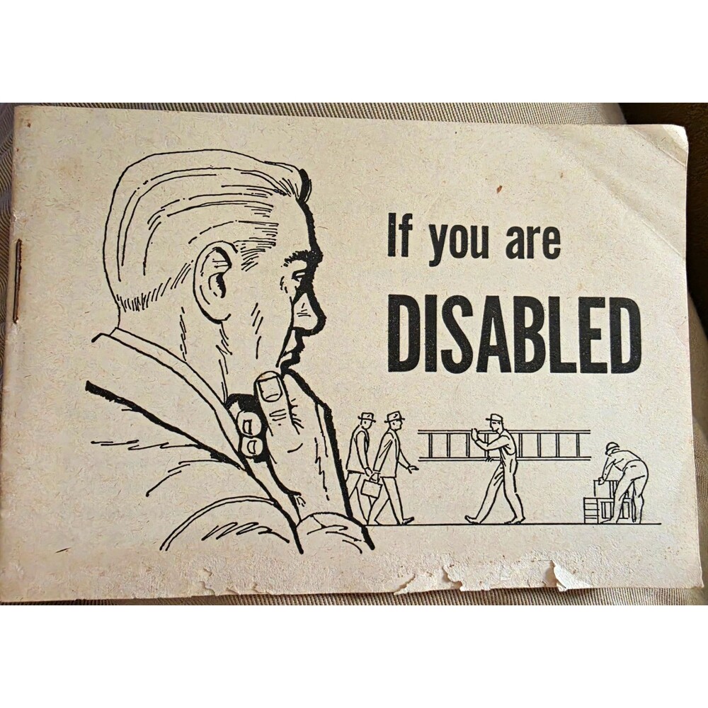 1957 If You Are Disabled Social Security Administration OASI-29 Vintage Pamphlet
